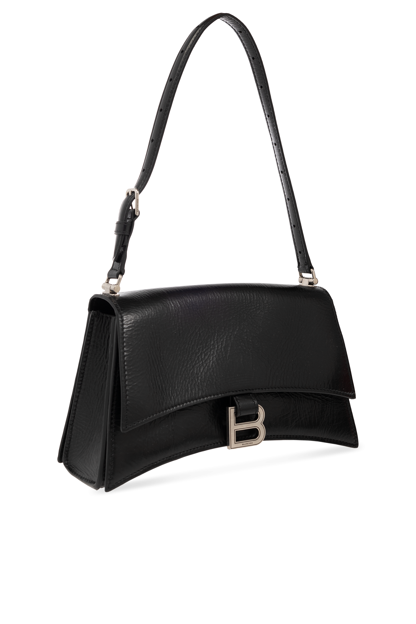 ショルダーバッグ・ポシェット BALENCIAGA BLACK LEATHER CRUSH S SHOULDER BAG Black 'Crush Small' shoulder bag Balenciaga - Vitkac Canada